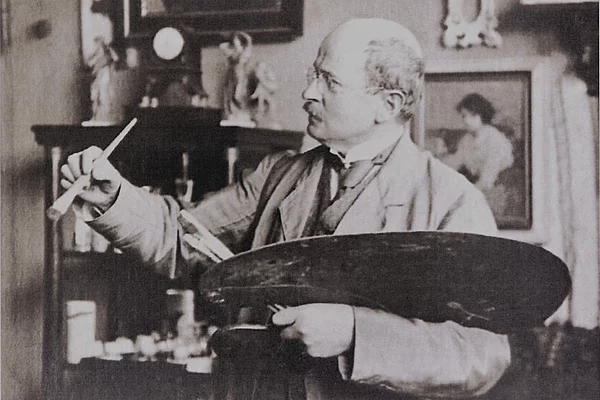 Panorama-Maler Sylvester Reisacher (1862 - 1916)  