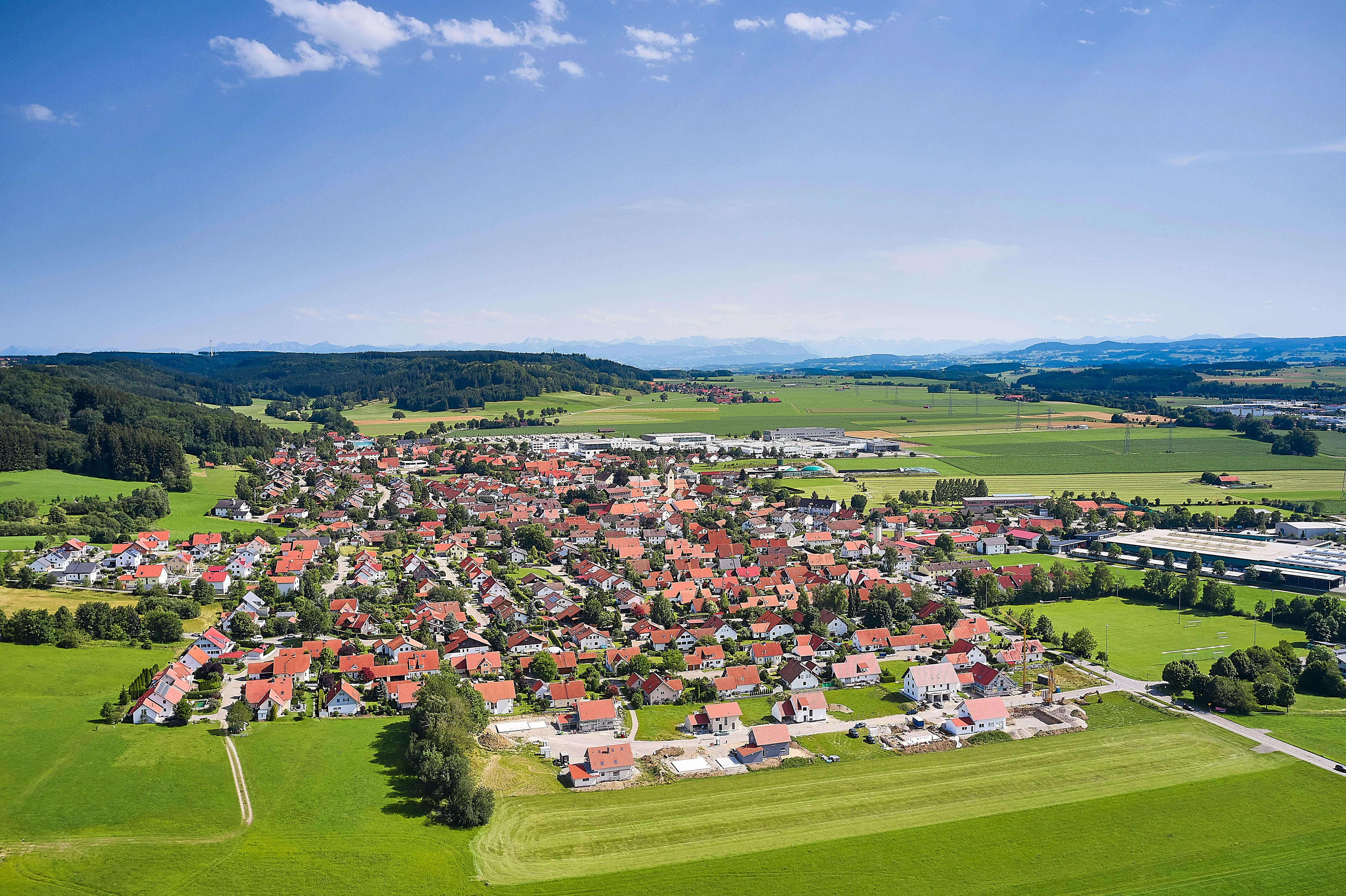 Luftbild Wolfertschwenden